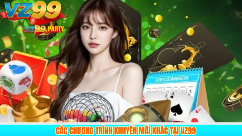 Các Chương Trình Khuyến Mãi Khác Tại VZ99